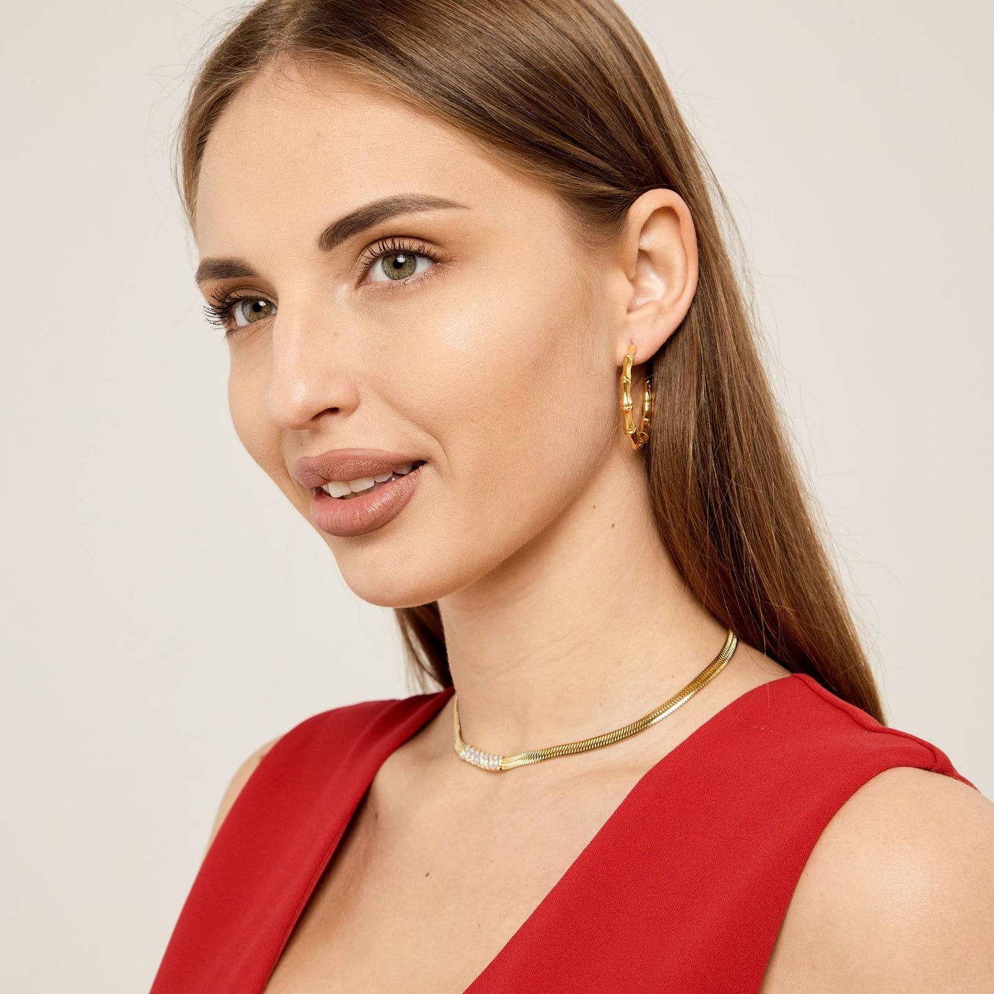 RIA Bamboo Earring | Waterproof Jewelry