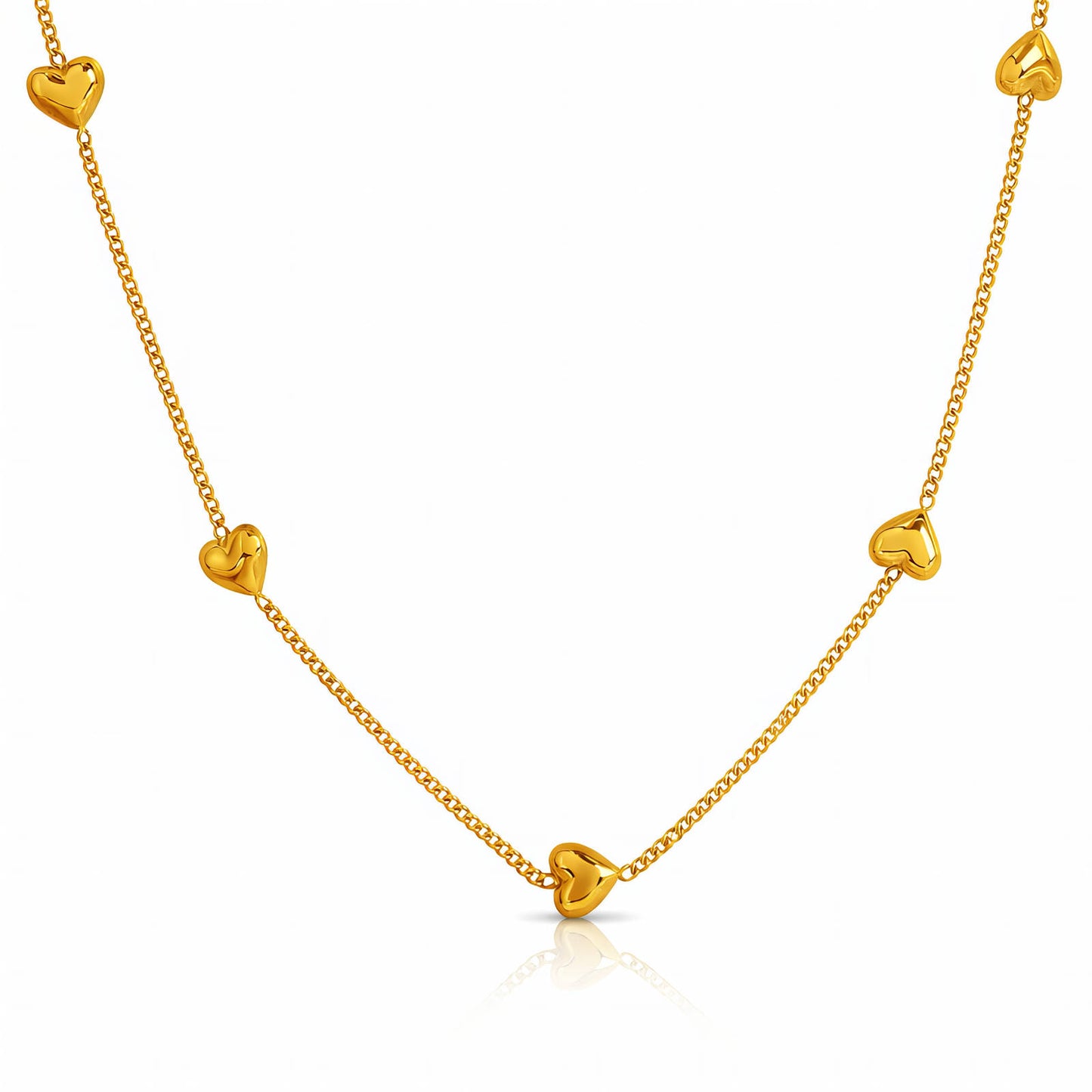 Multi-Heart Necklace – Waterproof Jewelry