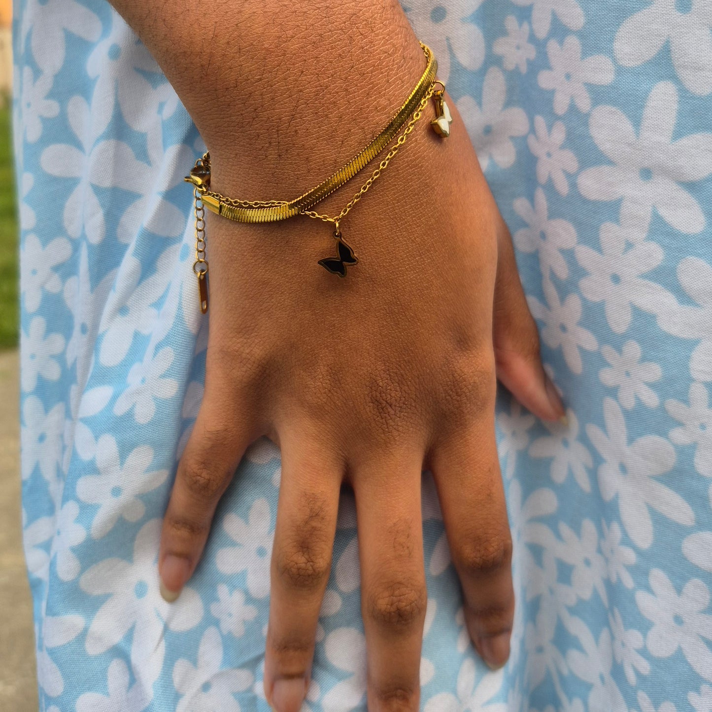 Ellie Butterfly Bracelet | Tarnish-resistant