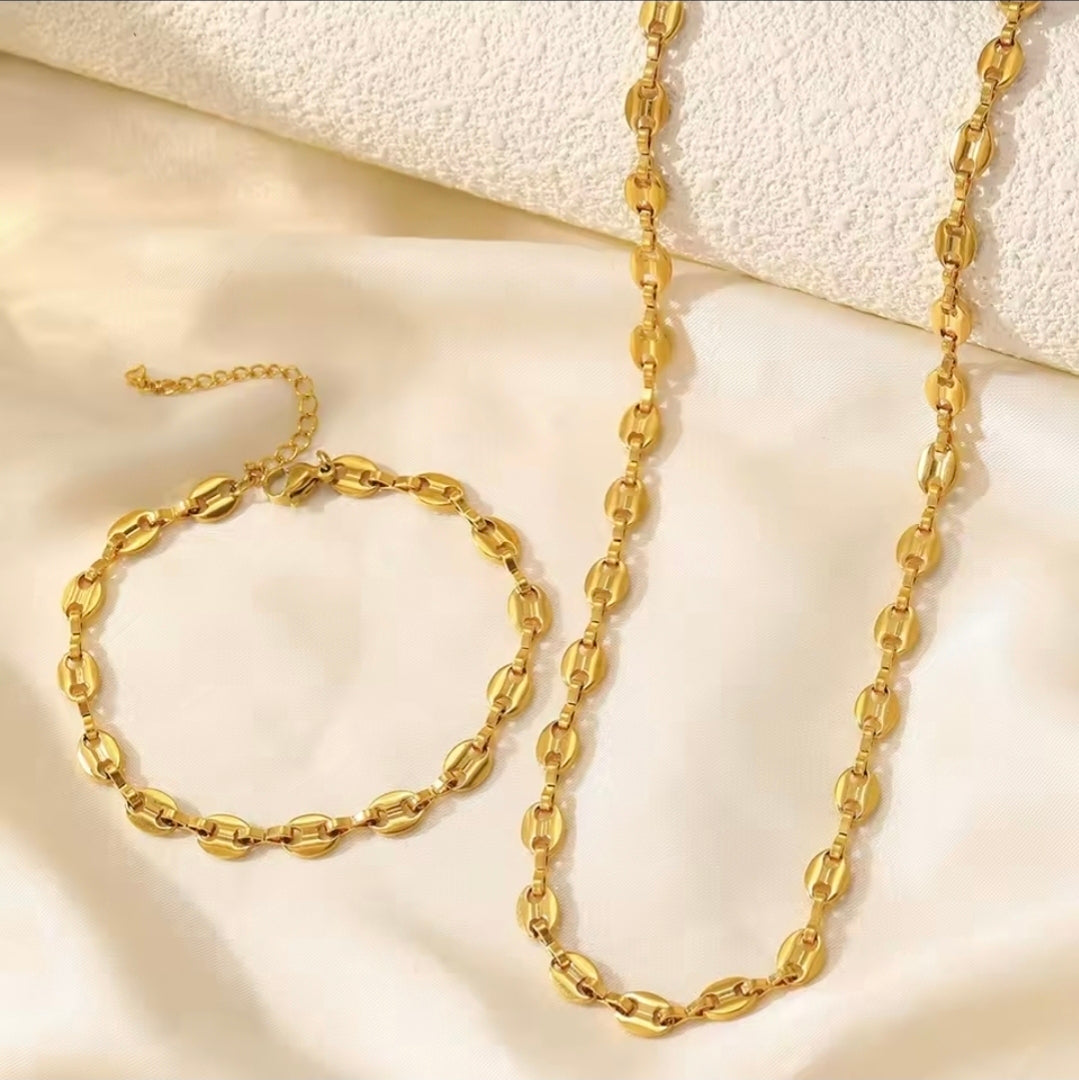 Coffee bean Necklace - Waterproof