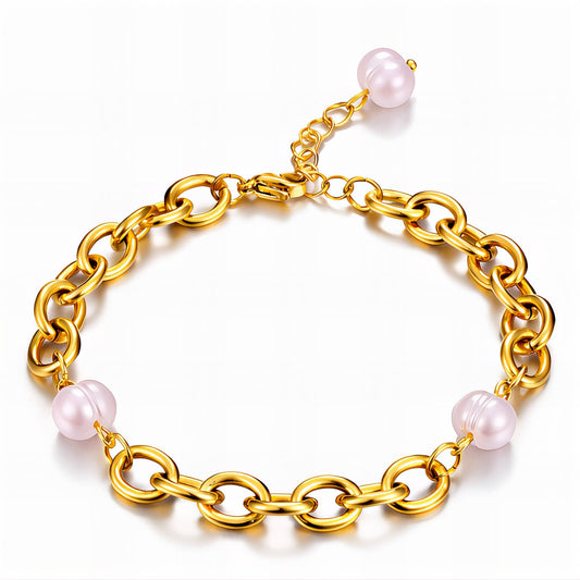 3 Pearl Bracelet | Tarnish-resistant