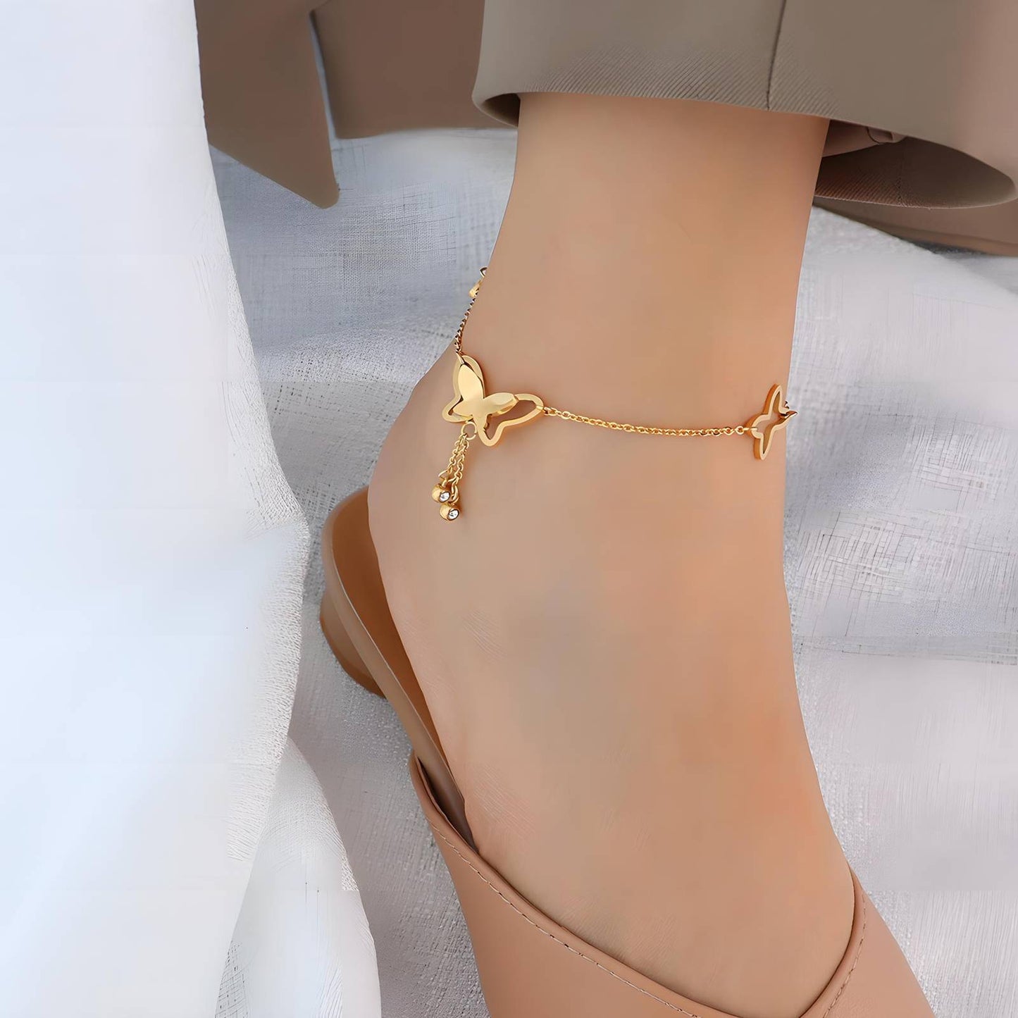 Butterflies Anklet