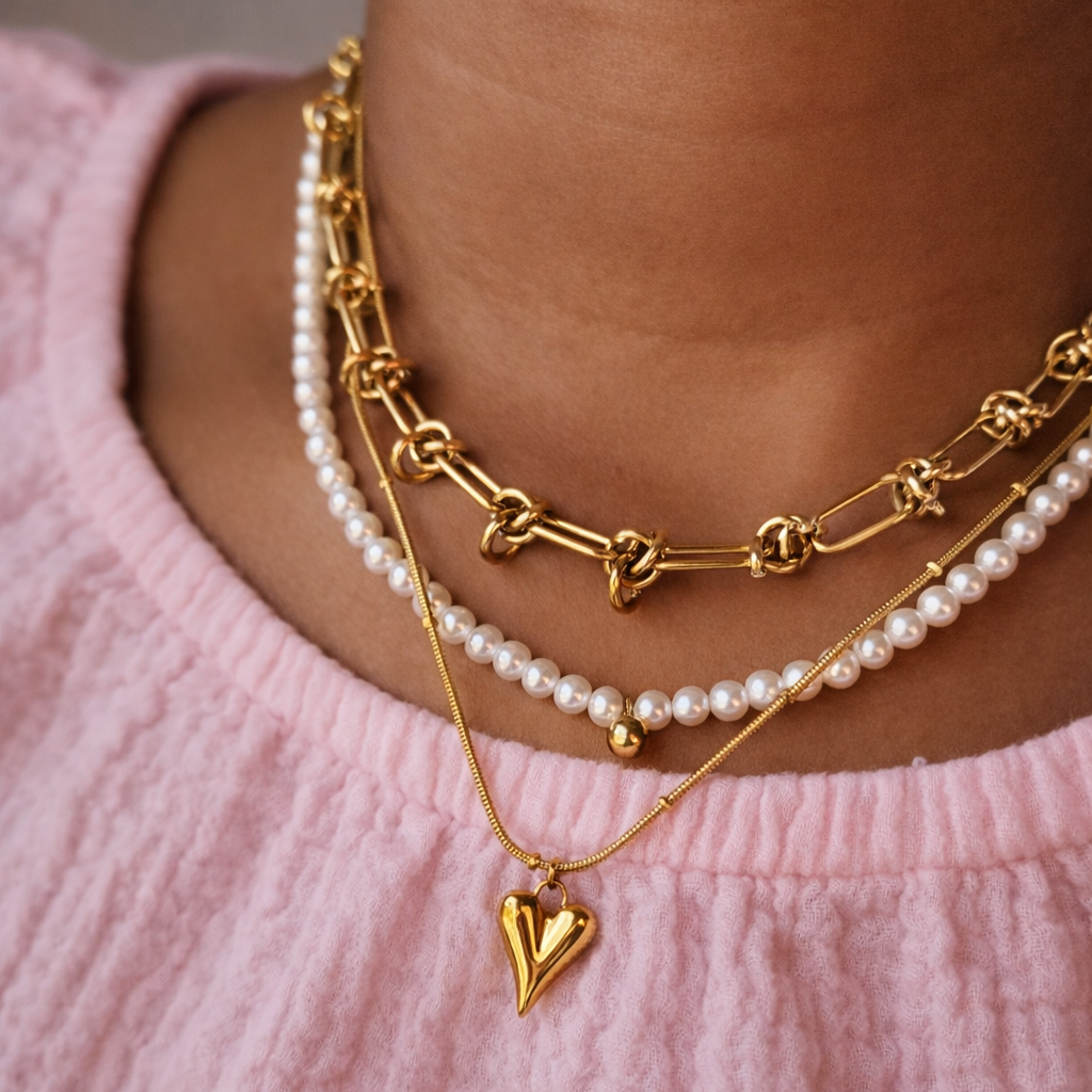 Emily Heart Necklace – Waterproof Jewelry