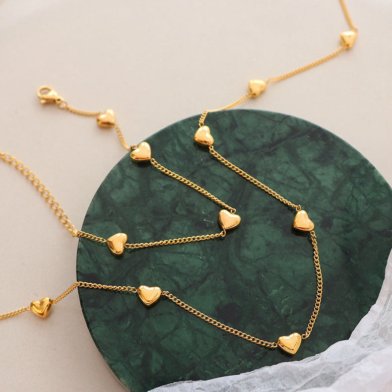 Multi-Heart Necklace – Waterproof Jewelry