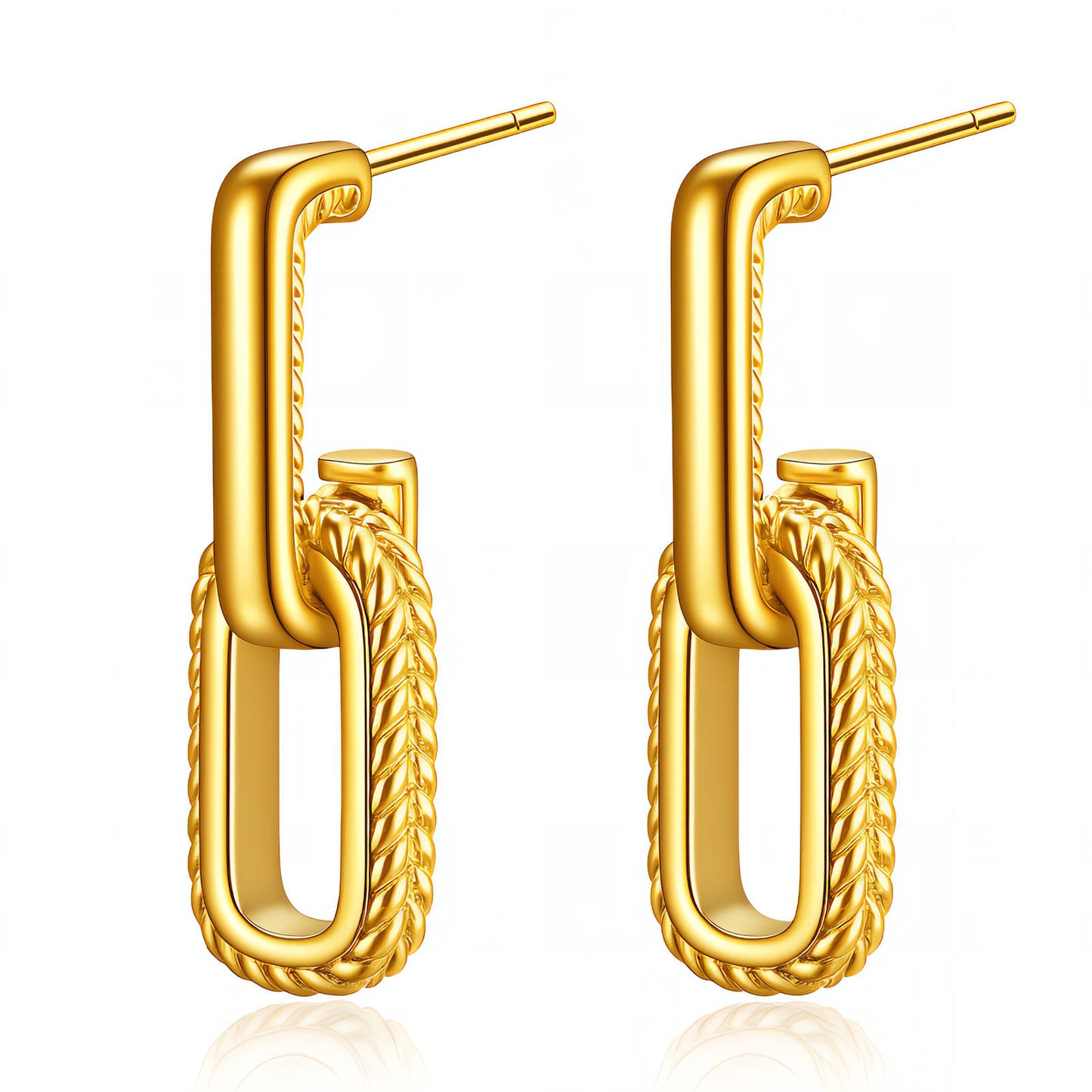 Link Drop Earrings | Tarnish-Resistant Jewelry