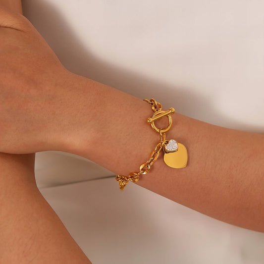 Jade Bracelet - Waterproof Gold Jewelry