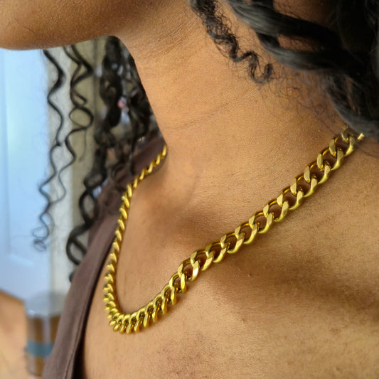 Cuban Chain Necklace – Waterproof Jewelry