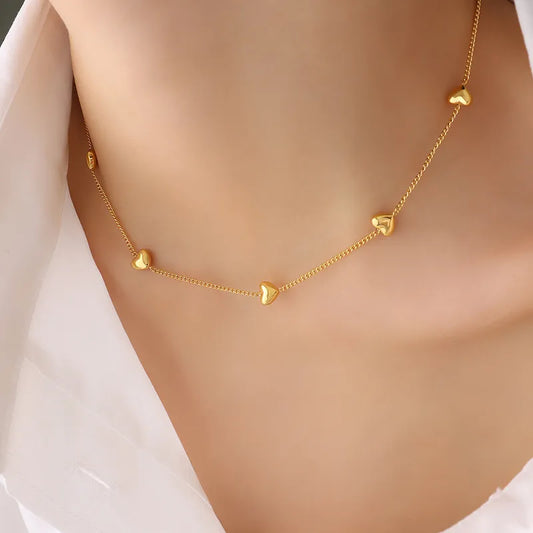 Multi-Heart Necklace – Waterproof Jewelry
