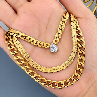 Cuban Chain Necklace – Waterproof Jewelry