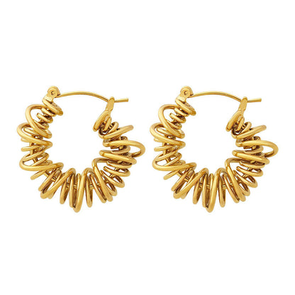 SERENA Hoop Earrings | Waterproof Jewelry