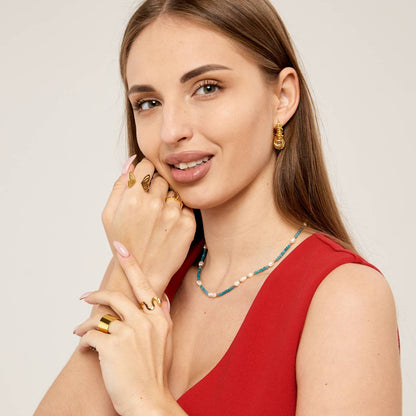 SERENA Hoop Earrings | Waterproof Jewelry