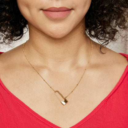 Harper Pin Necklace- Waterproof Jewelry