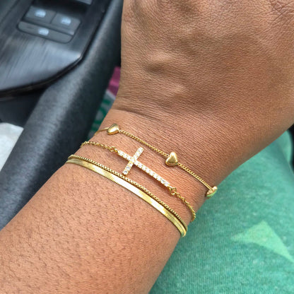 Multi-Heart Bracelet – Waterproof Jewelry