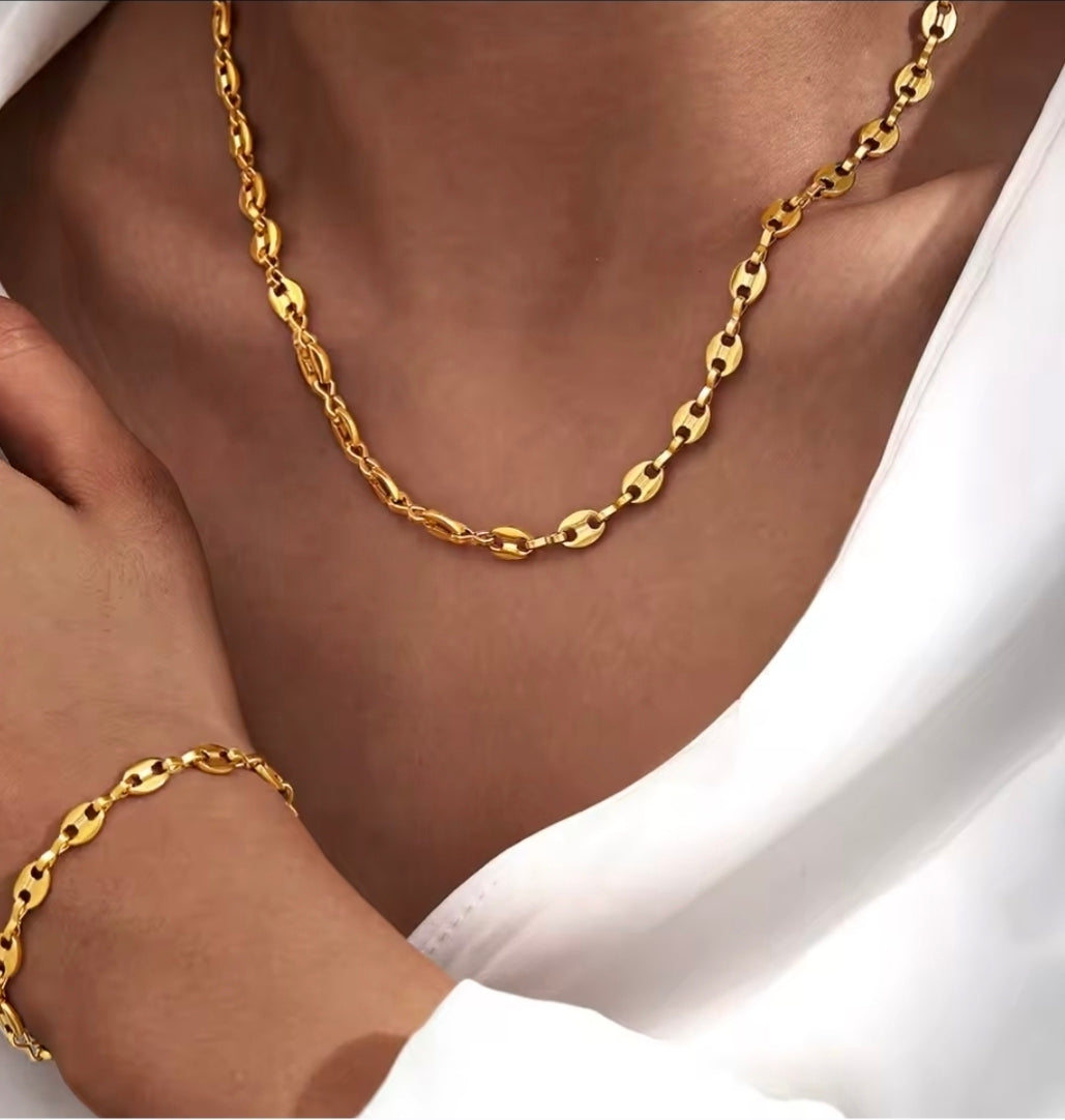 Coffee bean Necklace - Waterproof