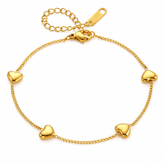 Multi-Heart Bracelet – Waterproof Jewelry