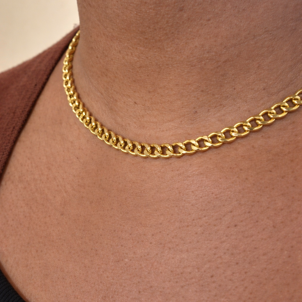 Cuban Chain Necklace – Waterproof Jewelry