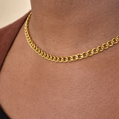 Cuban Chain Necklace – Waterproof Jewelry