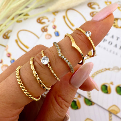 Twisted Rope Ring | Waterproof Jewelry