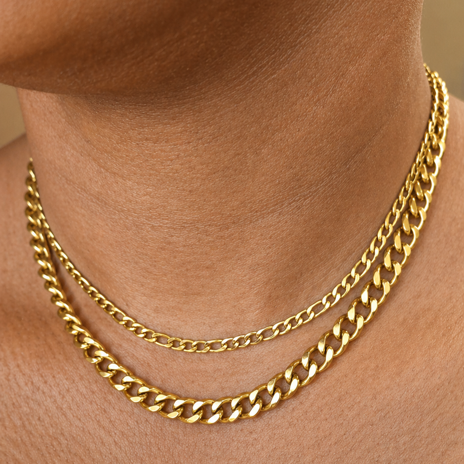 Cuban Chain Necklace – Waterproof Jewelry