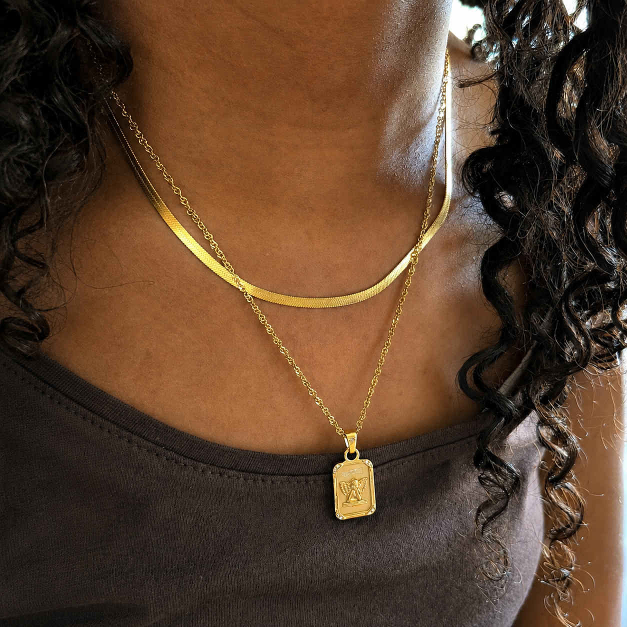 Angel Pendant Necklace
