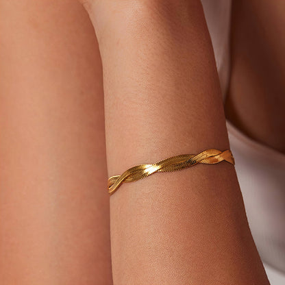 Twisted Herringbone – Waterproof Jewelry