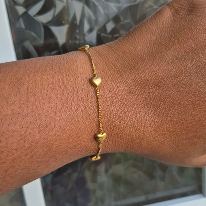 Multi-Heart Bracelet – Waterproof Jewelry