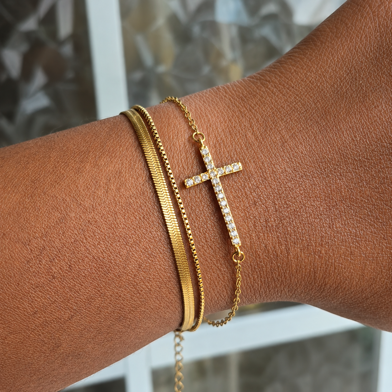 Cross Bracelet - Waterproof Jewelry