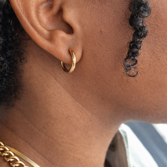 Aurora huggies- Tarnish-free Jewelry