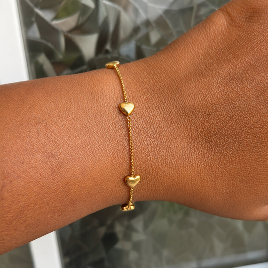 Multi-Heart Bracelet – Waterproof Jewelry