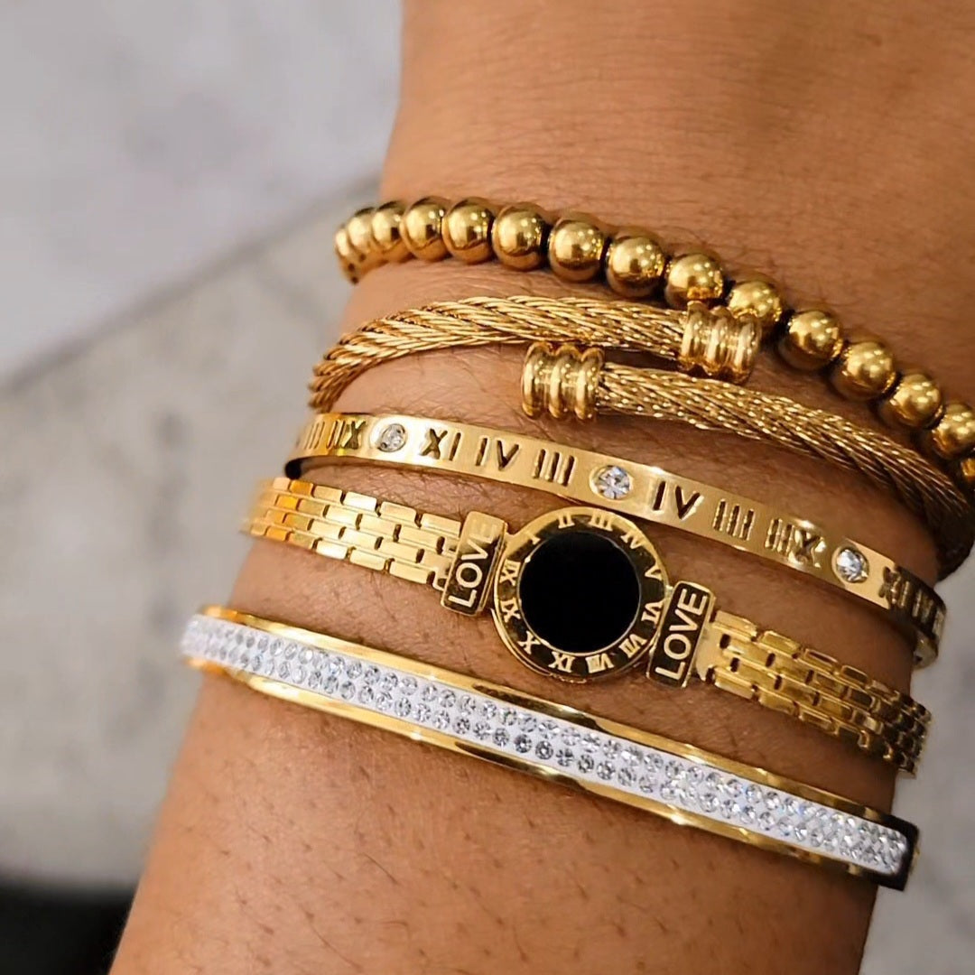 Rory Bangle | 18k gold waterproof
