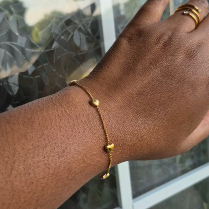 Multi-Heart Bracelet – Waterproof Jewelry