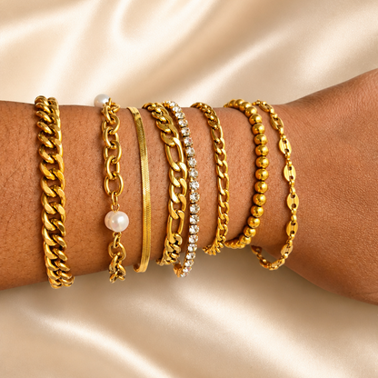 3 Pearl Bracelet | Tarnish-resistant