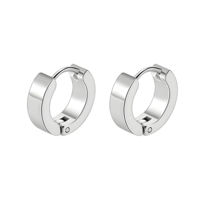 Doyin Silver Huggies | Tarnish-resistant