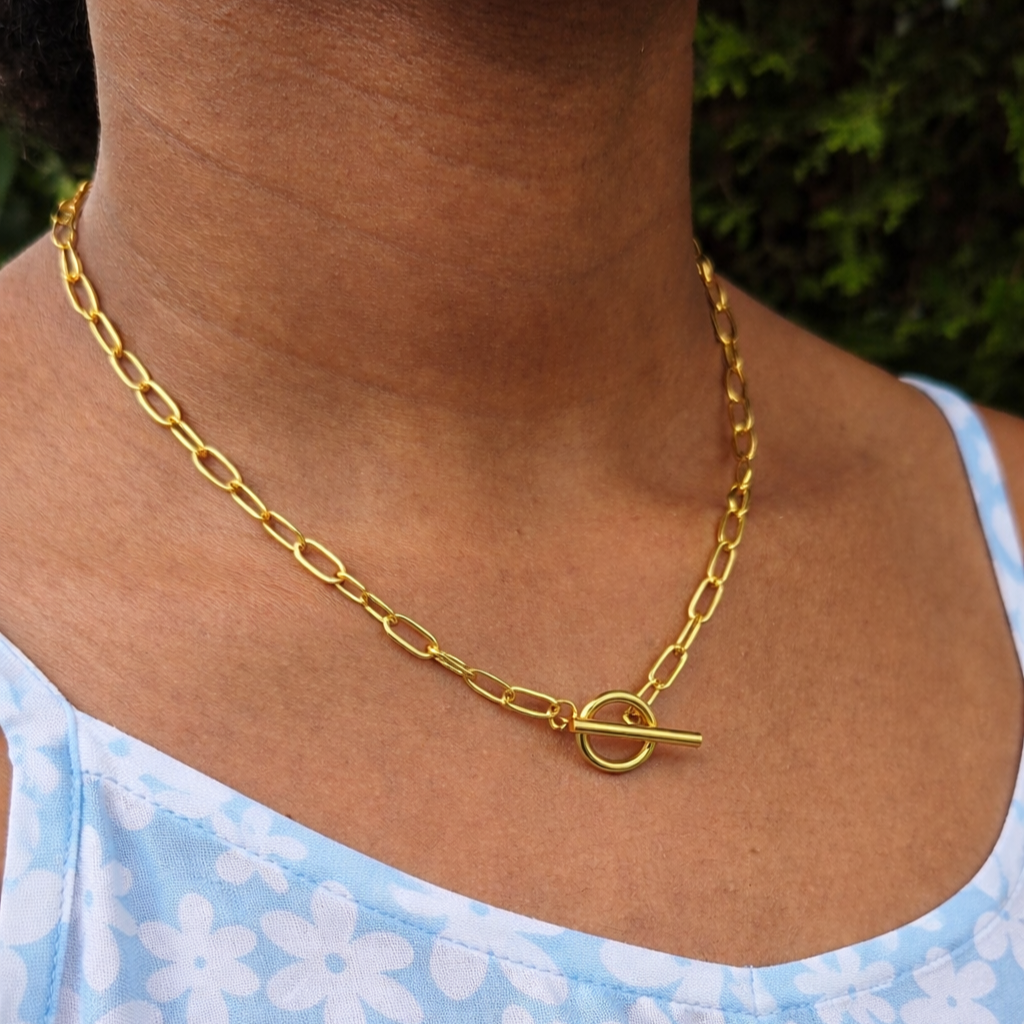 Havana Paperclip Chain Necklace | Waterproof Jewelry