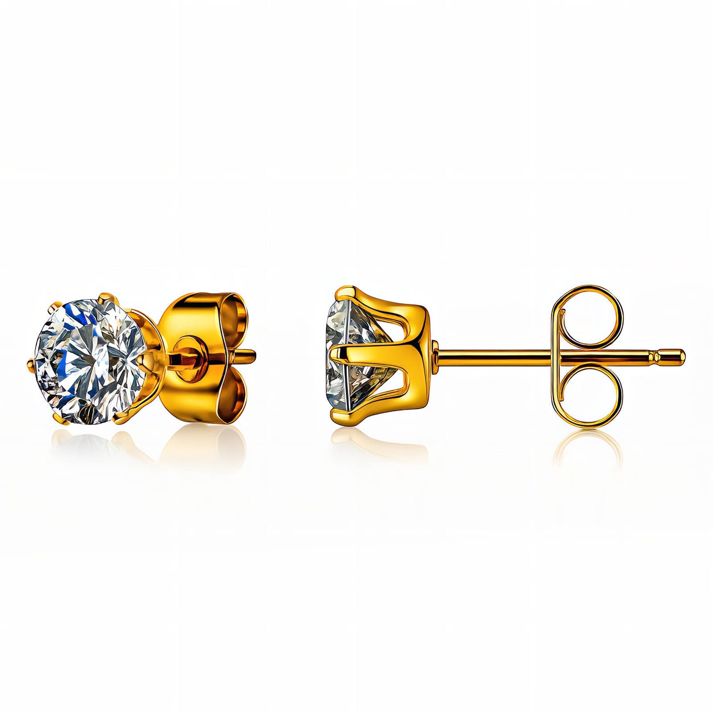 Diamond Stud Earring | Hypoallergenic Jewelry
