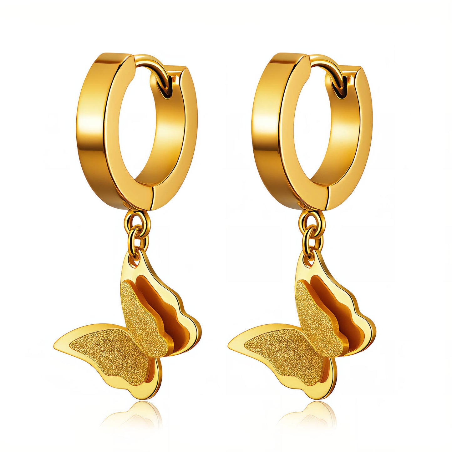 Butterfly Earrings | Waterproof Jewelry