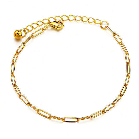 Paperclip Anklet| Waterproof Jewelry