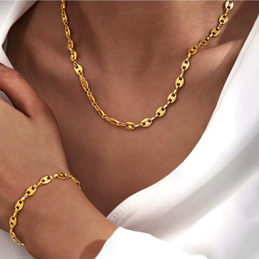 Coffee Bean Bracelet | Waterproof Jewelry