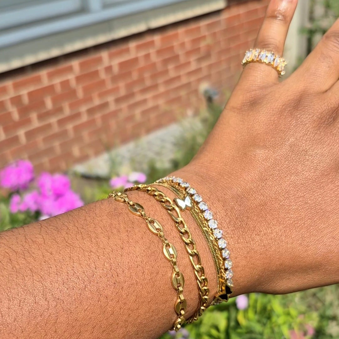 Ellie Butterfly Bracelet | Tarnish-resistant