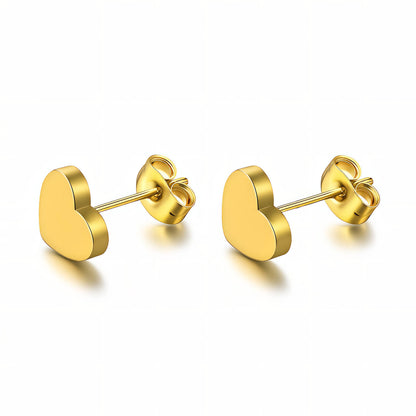 Mini Heart Stud | Waterproof Jewelry