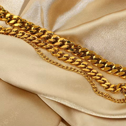 Curb Chain Anklet | Waterproof Gold Jewelry