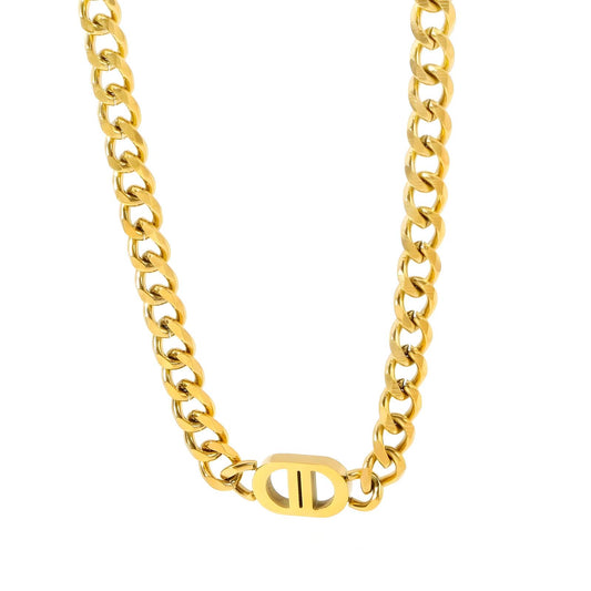 Cuban Chain Necklace - Waterproof Gold Jewelry