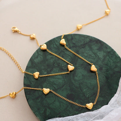 Multi-Heart Necklace – Waterproof Jewelry