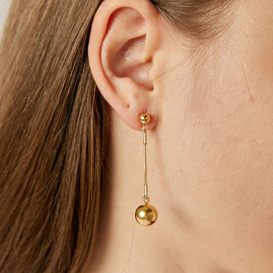 Holly Ball Drop Earrings