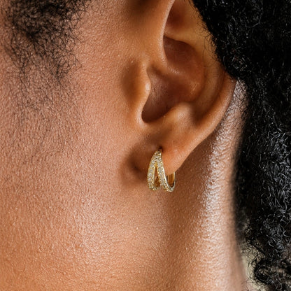 Double Hoop Earrings | Tarnish-resistant