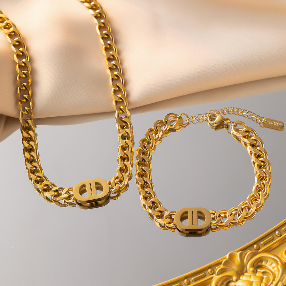 Lena Cuban Necklace - Waterproof Jewelry