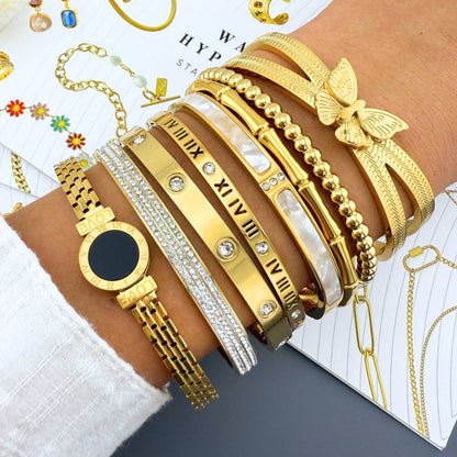 Rory Bangle | 18k gold waterproof