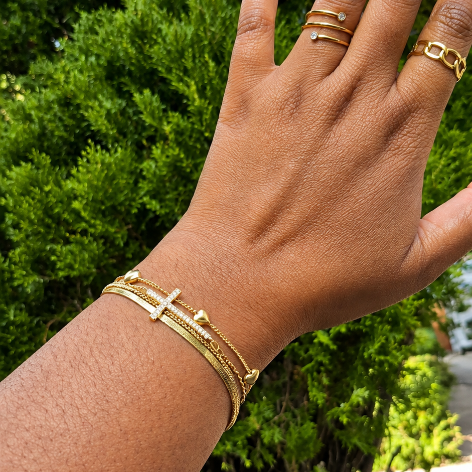 Cross Bracelet - Waterproof Jewelry