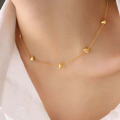 Multi-Heart Necklace – Waterproof Jewelry