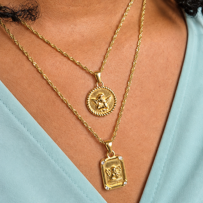 Angel Pendant Necklace